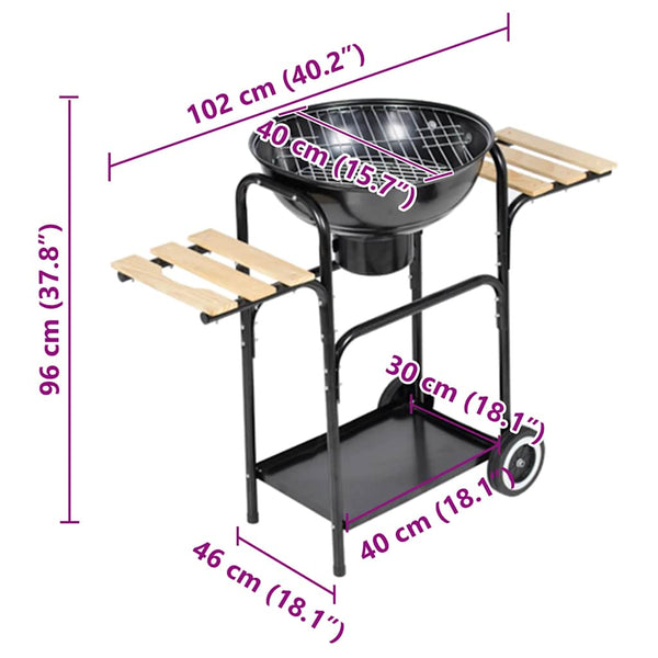 Kettle Barbecue Nevada Charcoal Grill