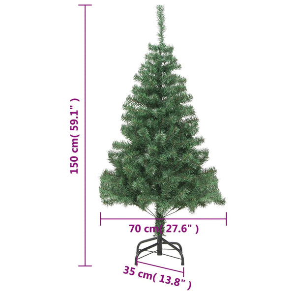 Künstlicher Weihnachtsbaum 150cm mit 380 Zweigen