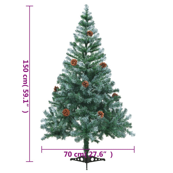 Künstlicher Weihnachtsbaum 150cm Gefrostet