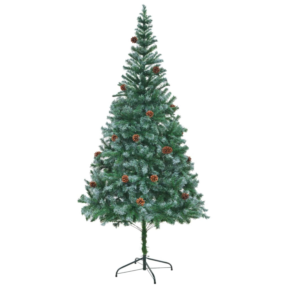 Künstlicher Weihnachtsbaum 210cm mit Tannenzapfen