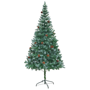 Künstlicher Weihnachtsbaum 210cm mit Tannenzapfen