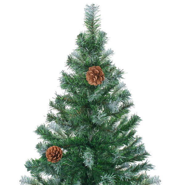 Künstlicher Weihnachtsbaum 210cm mit Tannenzapfen