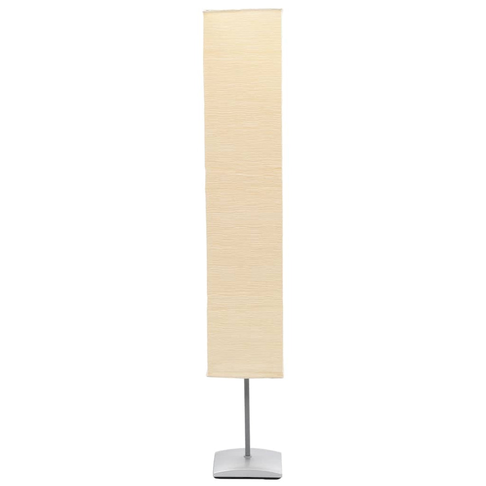 Beige Stehlampe 135cm mit Stahlständer