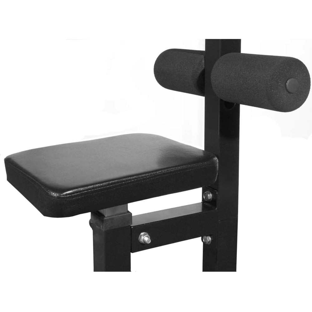 Station de musculation vidaXL sans plaques de poids