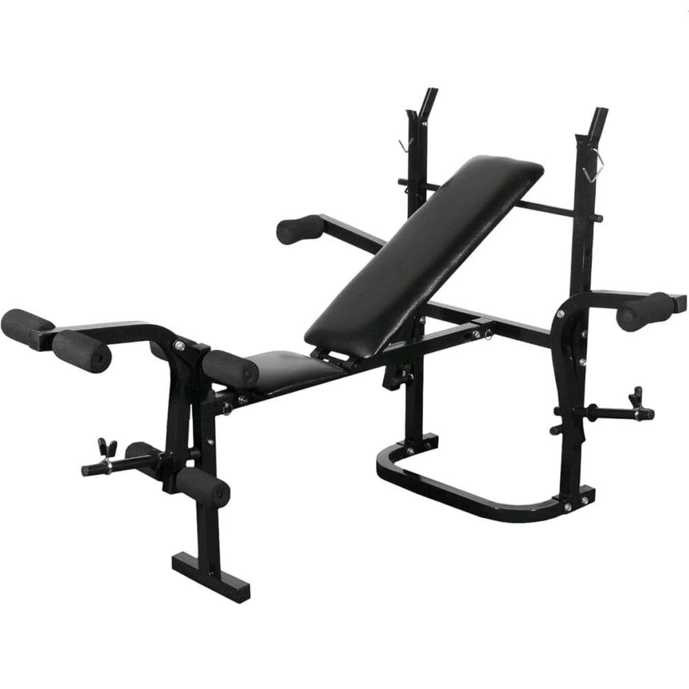 vidaXL Dumbbell Bench Black
