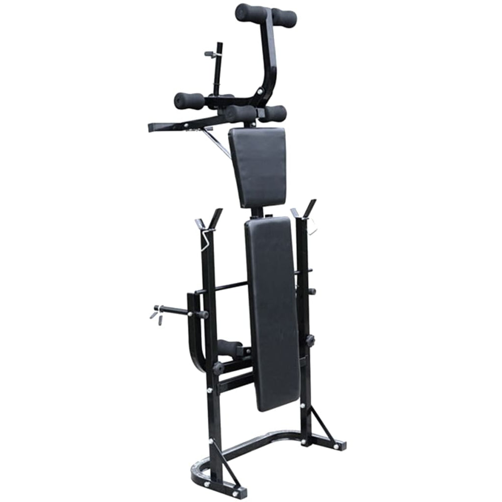 vidaXL Dumbbell Bench Black