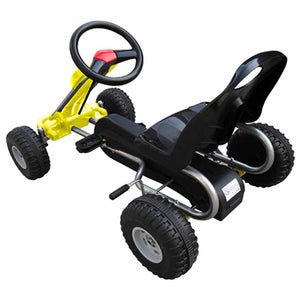 Gelber Pedal-Gokart für Kinder