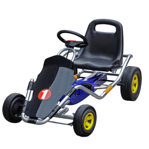Schwarzes Kinderfahrzeug aus Kunststoff