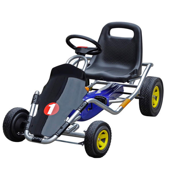 Schwarzes Kinderfahrzeug aus Kunststoff