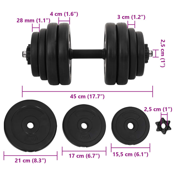 Kurzhanteln Set 2x15 kg