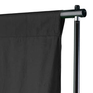 Fotohintergrund ohne Ständer Baumwolle Schwarz 300x300 cm