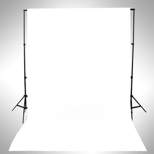 Fotohintergrund ohne Ständer Baumwolle Weiß 500x300 cm
