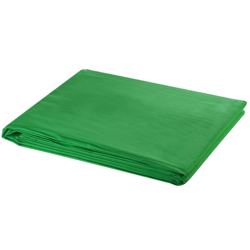 Fotohintergrund ohne Ständer Baumwolle Grün 600x300 Chroma-Key