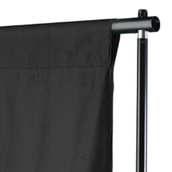 Fotohintergrund ohne Ständer Baumwolle Schwarz 600x300 cm