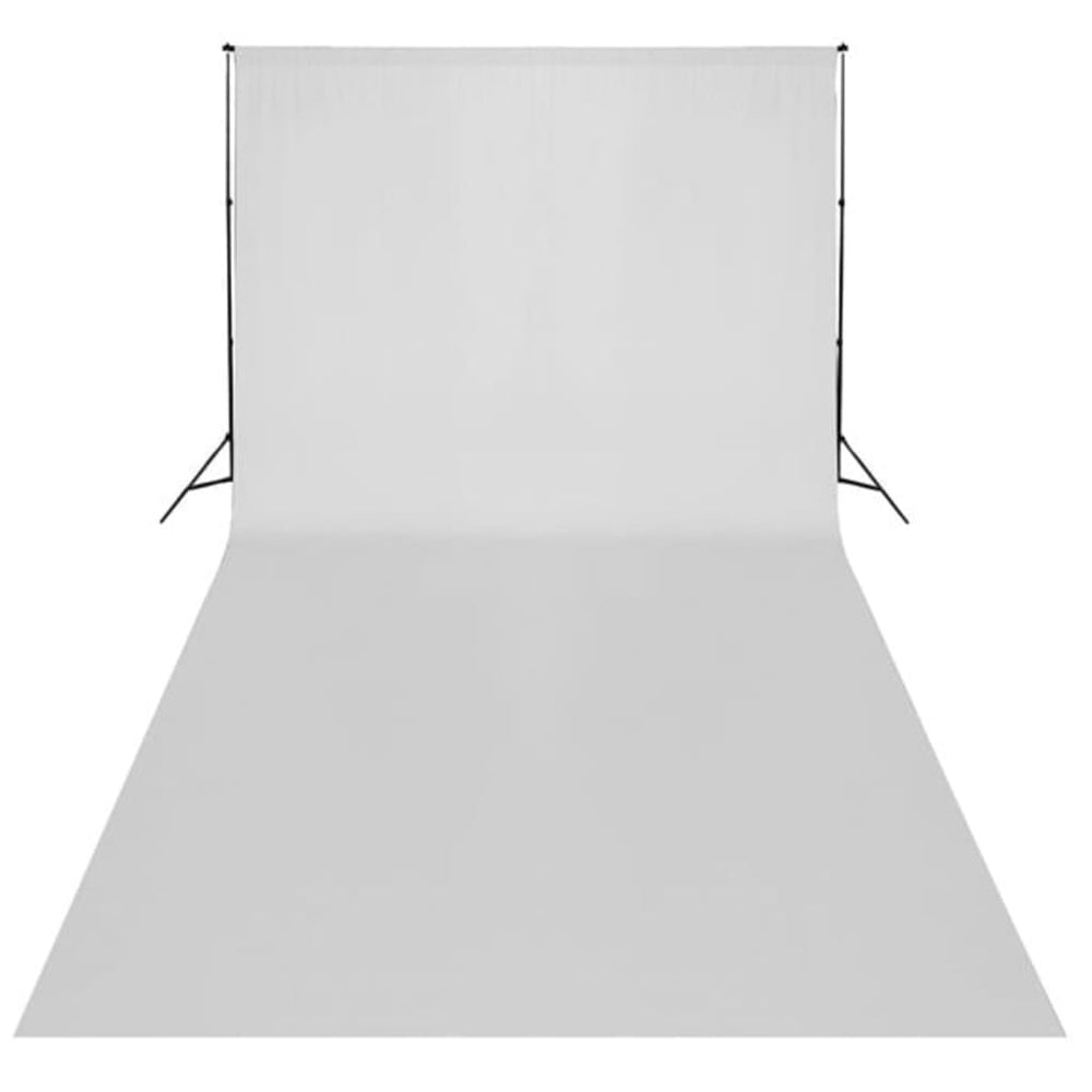 Fotohintergrund ohne Ständer Baumwolle Weiß 600x300 cm