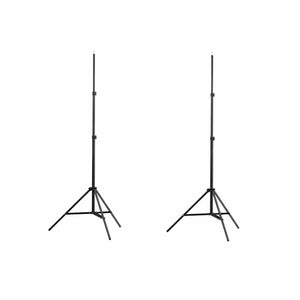 vidaXL Lamp Tripods 2 pcs. Height 78-210 cm