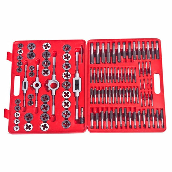 vidaXL Jeu de tarauds et filières 111 pièces