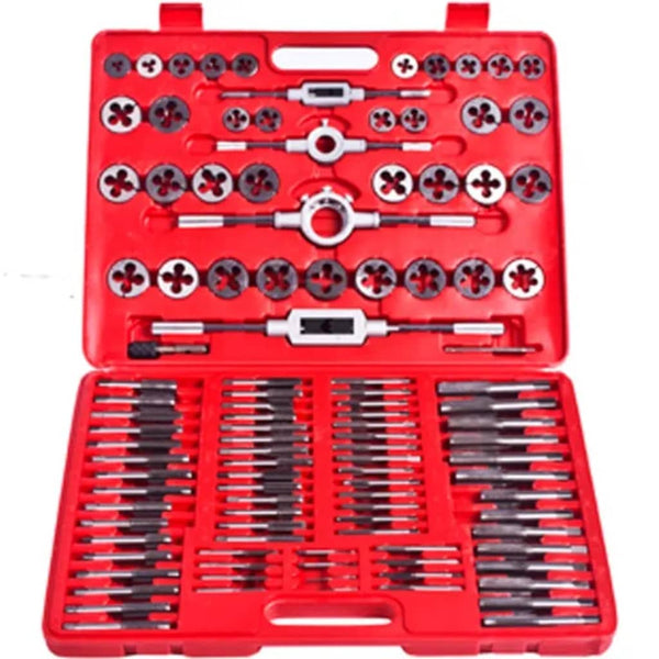 vidaXL Jeu de tarauds et filières 111 pièces