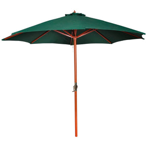 Grüner Sonnenschirm 258 cm