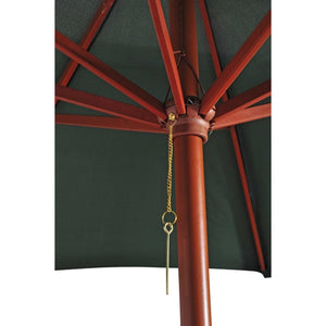 Grüner Sonnenschirm 258 cm