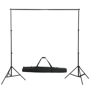 Fotohintergrund-System 600 x 300 cm Schwarz