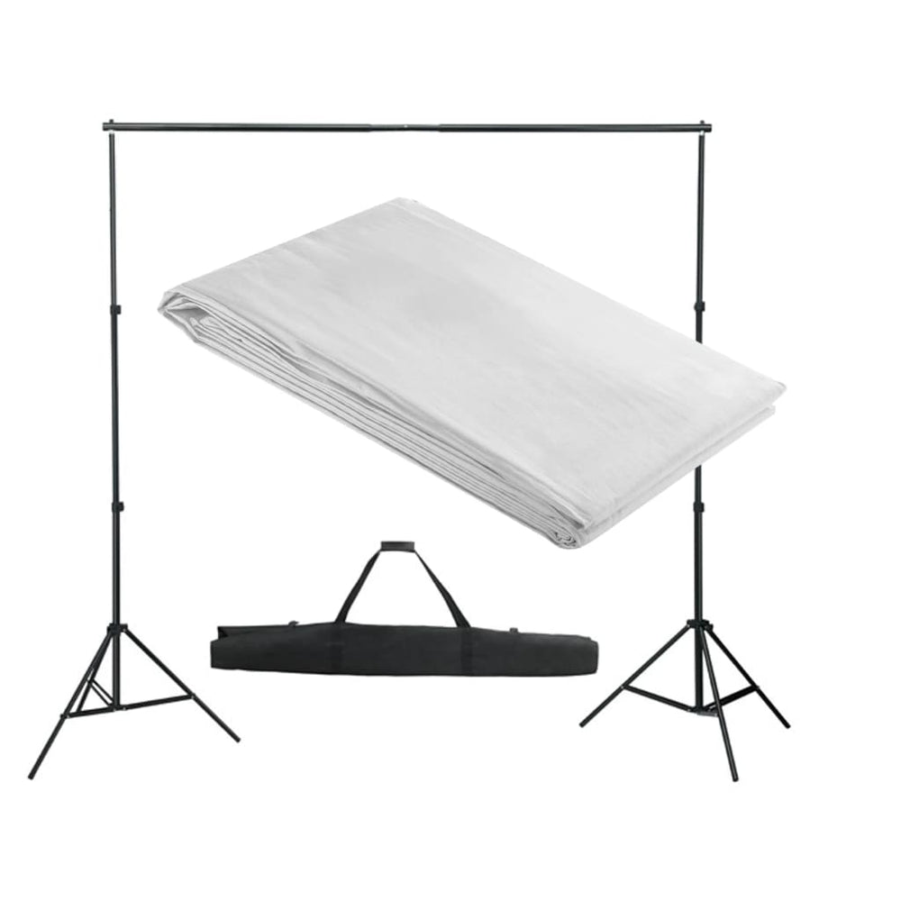 Fotohintergrund-System 300 x 300 cm Weiß