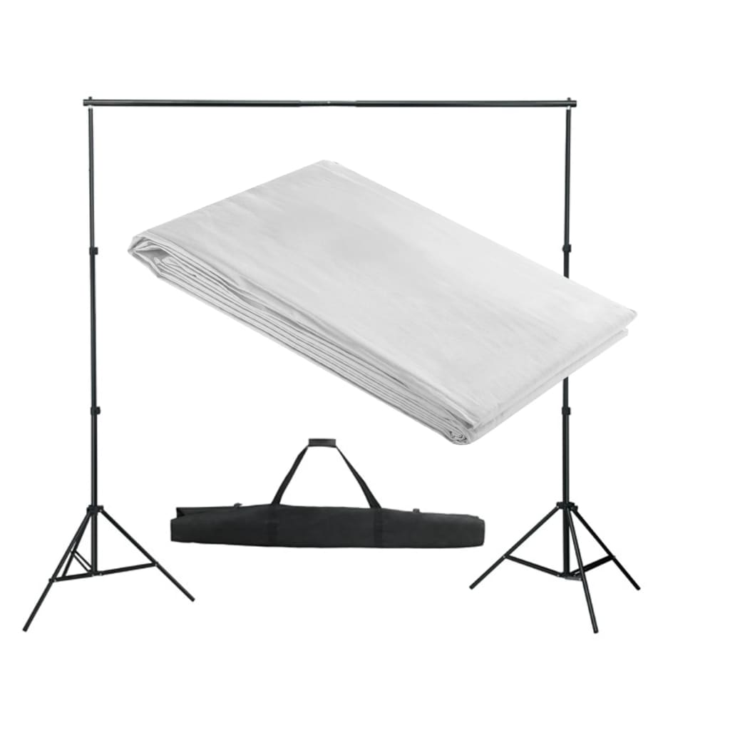 Fotohintergrund-System 300 x 300 cm Weiß