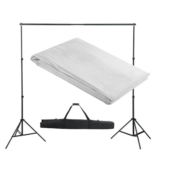 Fotohintergrund-System 300 x 300 cm Weiß