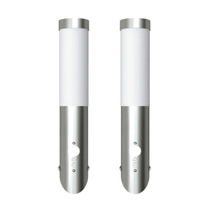 Gartenleuchten 2 Wandlampen mit Bewegungsmelder