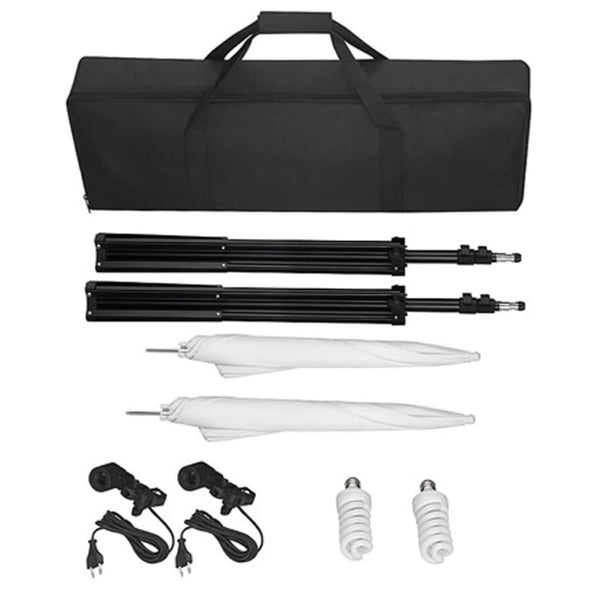 vidaXL Kit studio photo avec fond blanc 600x300 cm et lumières