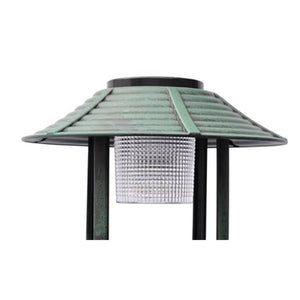 Vogelbad mit Solarlicht & Futterstation