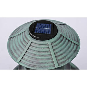 Vogelbad mit Solarlicht & Futterstation
