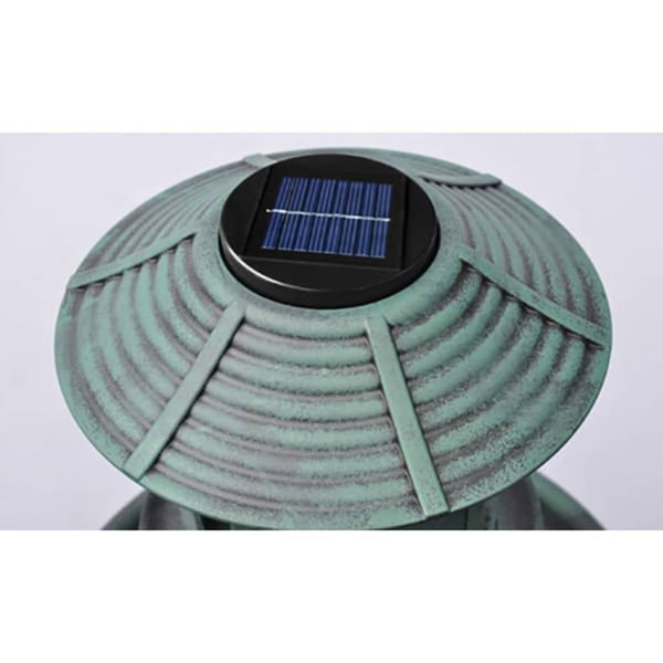 Vogelbad mit Solarlicht & Futterstation