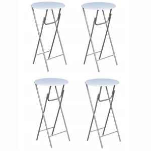 Weiße Stehtische, 4er Set