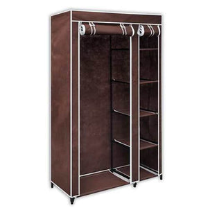 Brauner Stoff Kleiderschrank