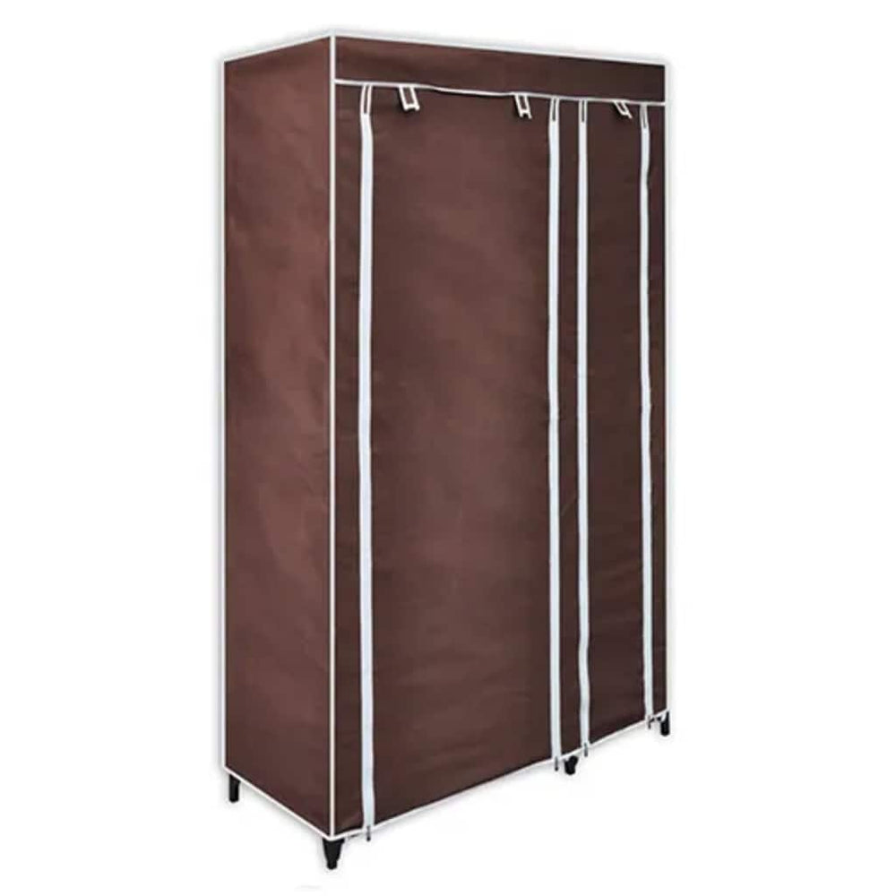 Stoffschrank Braun 2er Set
