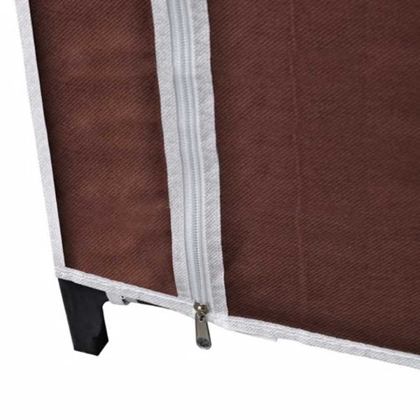Stoffschrank Braun 2er Set