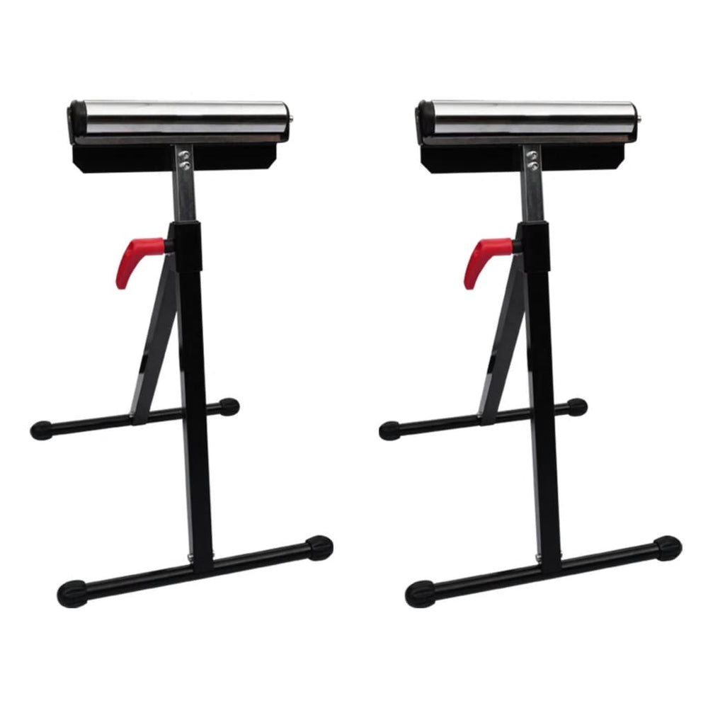 2 x Adjustable Roller Stand
