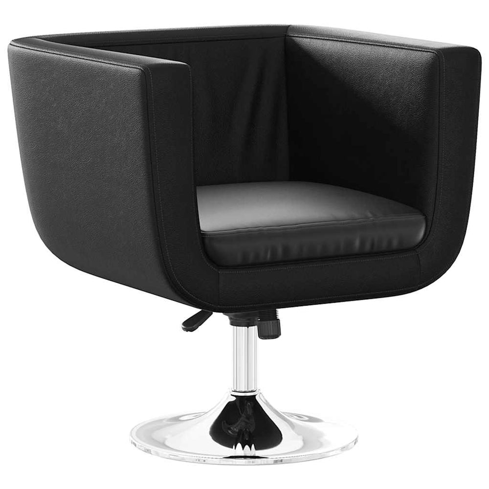 Barhocker Schwarz Kunstleder
