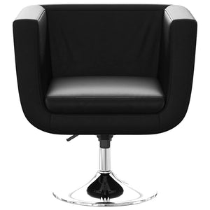 vidaXL Chaise de bar Similicuir Noir