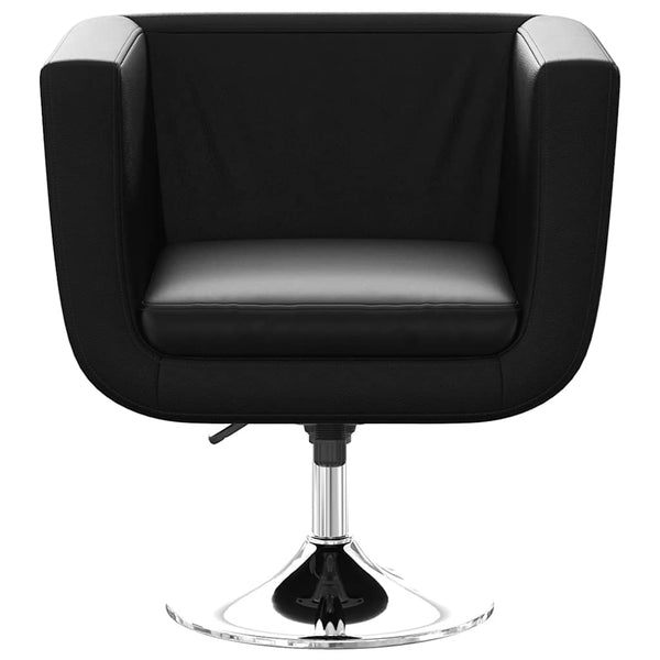 vidaXL Bar Stool Black Faux Leather