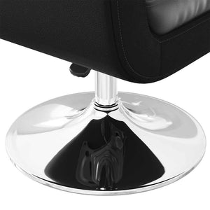 vidaXL Chaise de bar Similicuir Noir
