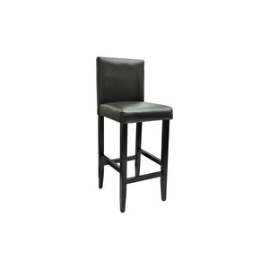 vidaXL Tabourets de bar 2 pcs Similicuir Noir