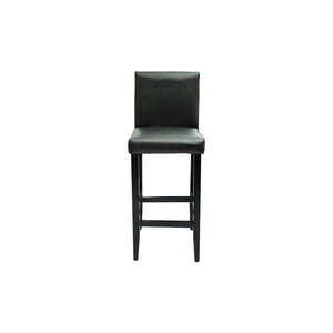 vidaXL Tabourets de bar 2 pcs Similicuir Noir