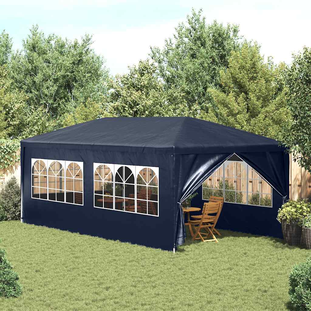 Blaues Partyzelt 3x6 m