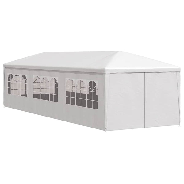 Weißes Partyzelt 3x9 m