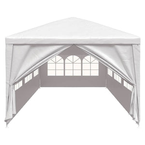 Weißes Partyzelt 3x9 m