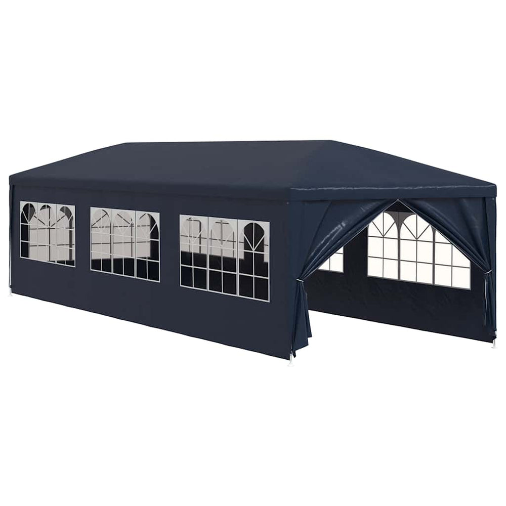 Blaues Partyzelt 3x9 m