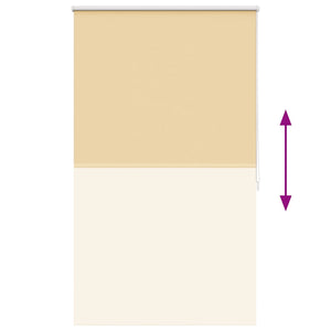 Verdunkelungsrollo 84,4 x 175 cm, Stoffbreite 80 cm, Beige