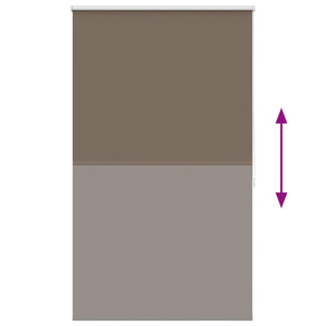 Verdunkelungsrollo 80cm Breit Kaffeebraun 175cm Lang